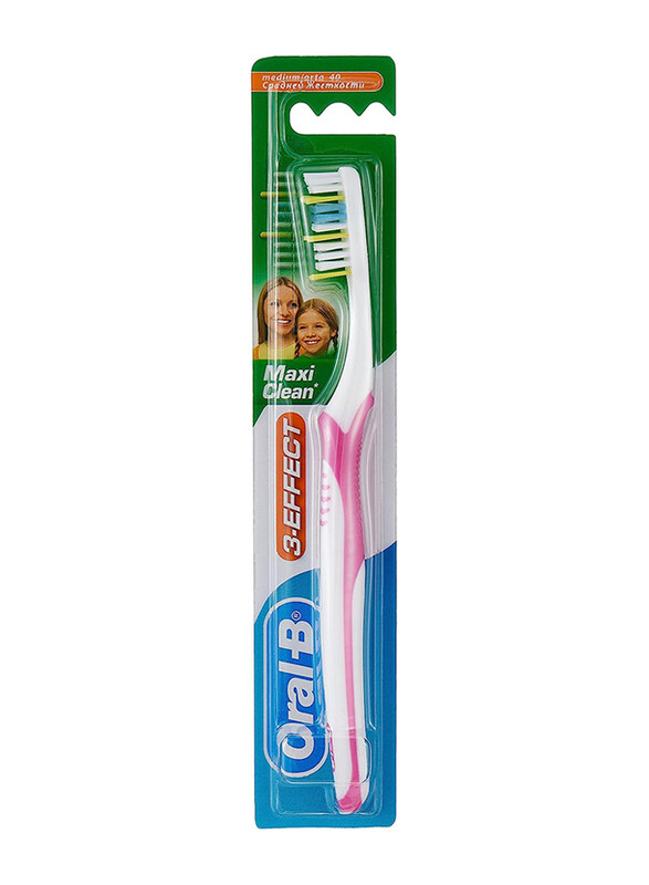 

Oral B Three-Effect Maxi Clean 40 Toothbrush, Medium