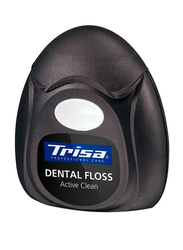 Trisa Dental Floss Active Clean Charcoal, 40 Meter