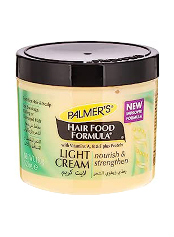 Palmer's Hair Food Formula Light Cream for Nourishes & Strengthens, 150gm