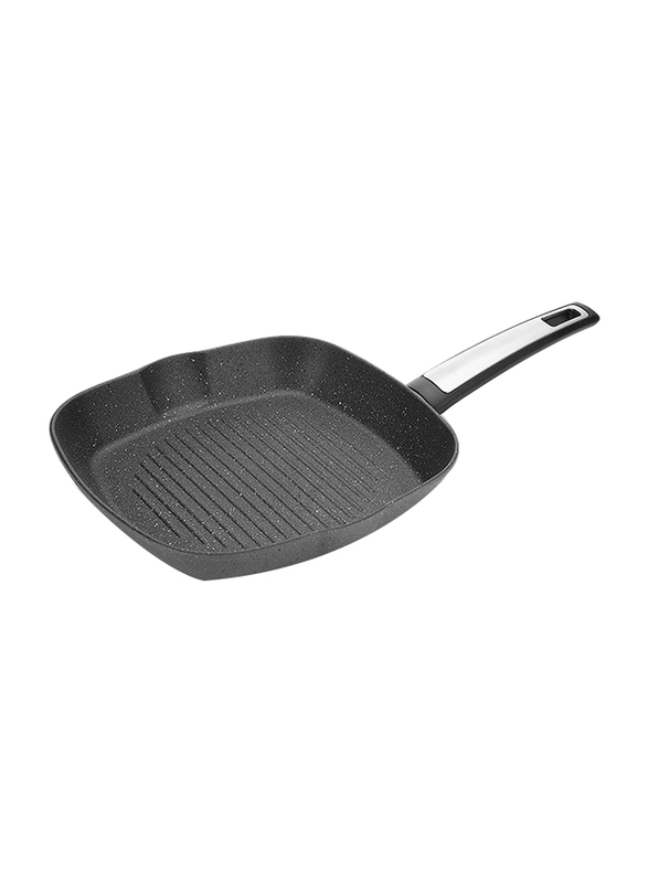 Tescoma 26cm I-Premium Grilling Pan Stone Coating, T602466, Black