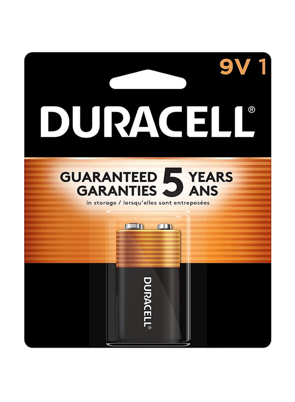 

Duracell Coppertop 9V Battery, Black/Brown