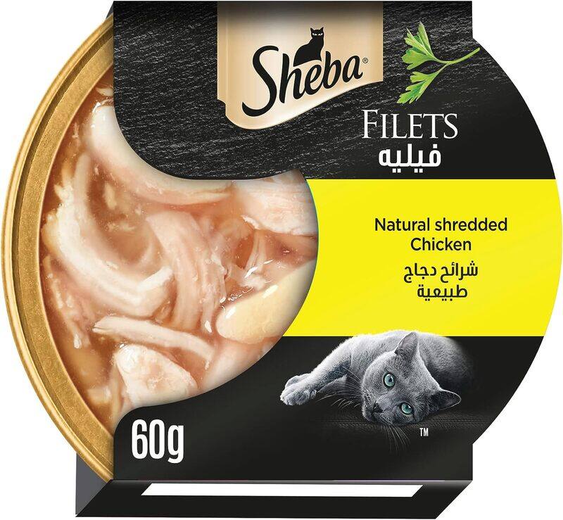 

Sheba Natural Chicken Wet Cat Food, 60g