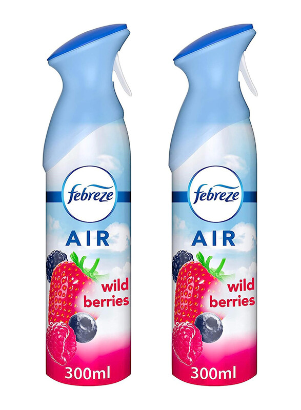 

Febreze Wild Berries Air Freshener Spray, 2 x 300ml