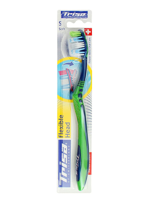 Trisa Flexible Head Toothbrush, Soft, 1 Piece