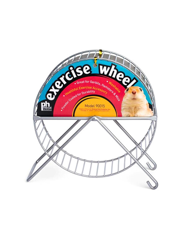 

Prevue Hamster Exercise Wheel, 90015, Silver