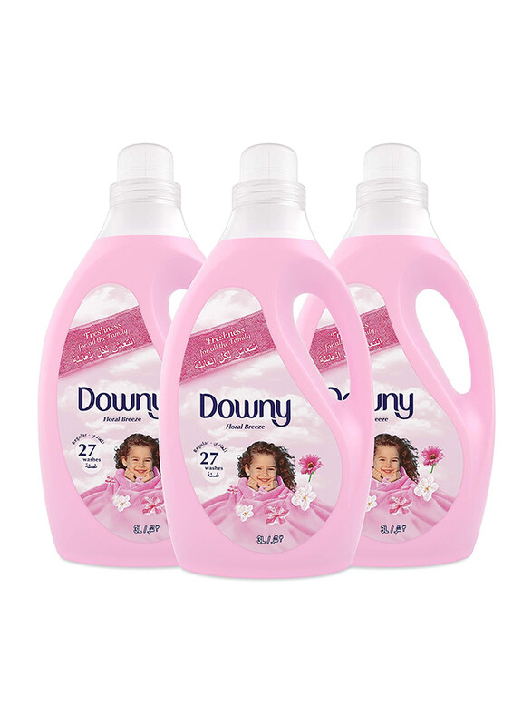 

Downy Regular Floral Breeze Fabric Softener, 3 x 3 Liters