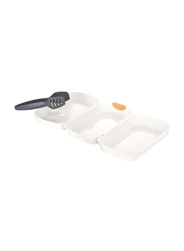 Tescoma Presto Dip and Coat Set, 18 x 8.2 x 29.5cm, Black/White