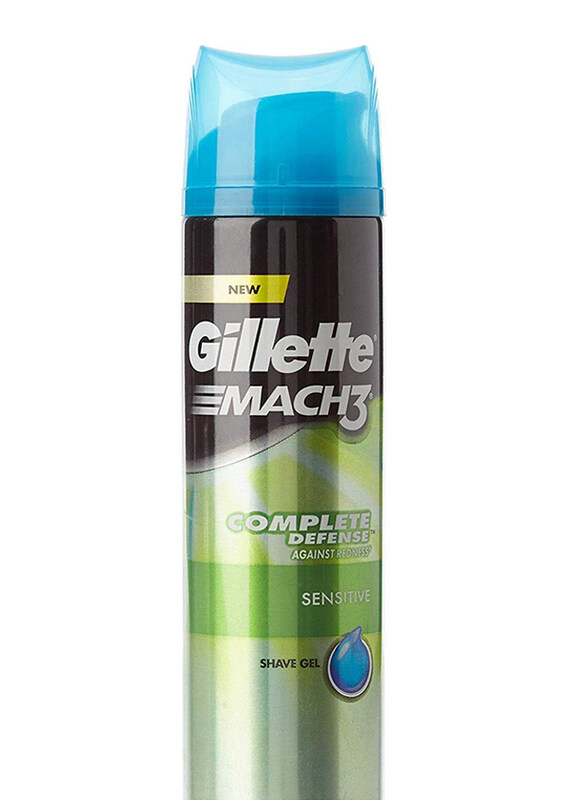 

Gillette Mach3 Complete Defence Sensitive Shaving Gel, 2 x 200ml