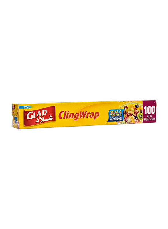 

Glad Plastic Loop Cling Wrap, 100 Sq.Ft.
