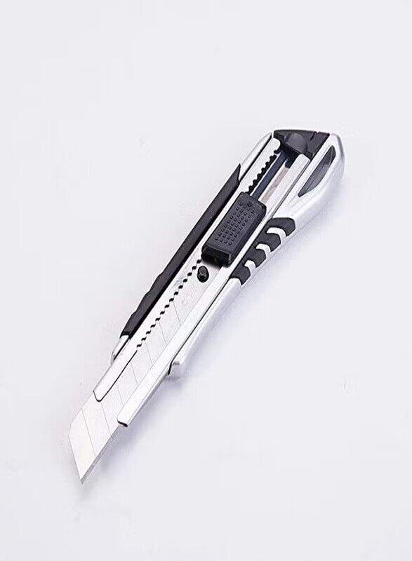 Deli 18mm Steel Cutting Knife, Silver