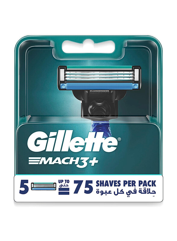 

Gillette Mach 3+ Blade Refills, 5 Pieces