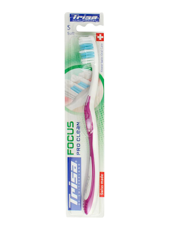 Trisa Focus Toothbrush, Soft, 1 Piece