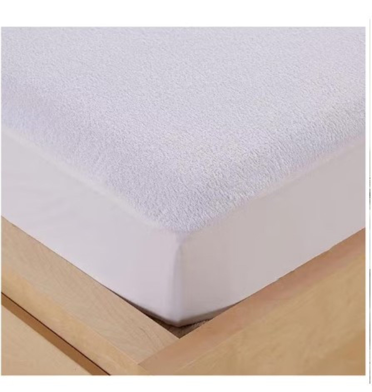 Aceir Waterproof Mattress Protector Cotton Blend, 120 x 200 x 30cm, White