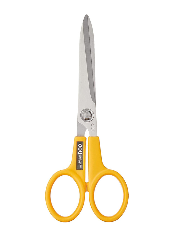 Deli 220mm Scissors, E6014, Yellow