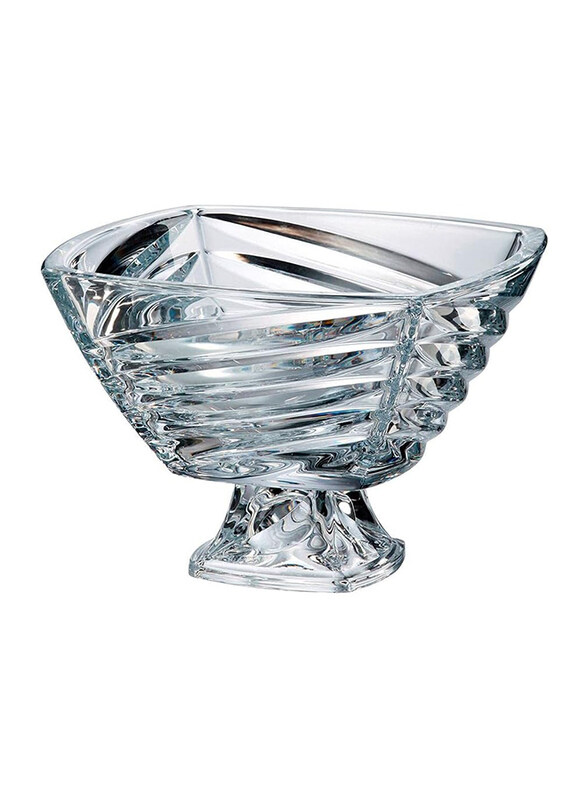 Bohemia 33cm Facet Bowl Metropolitan, Clear