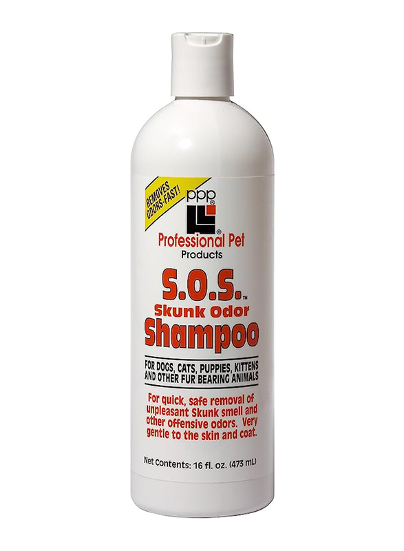 Ppp Pet Skunk Odor Shampoo, 16 Oz, White