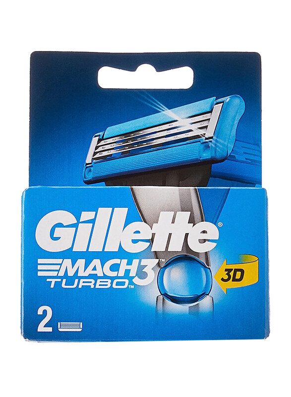 

Gillette Mach 3 Turbo 3D Blade Refills, 2 Pieces