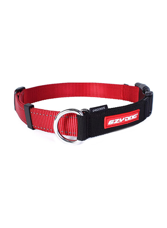 

Ezy Dog Checkmate Collar, Medium, Red