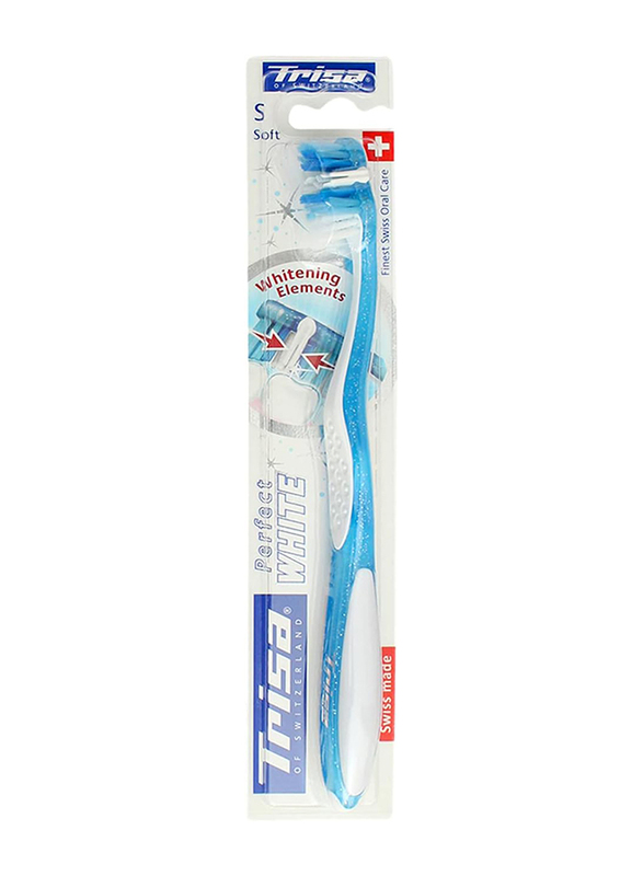 

Trisa Perfect White Toothbrush, Soft, 1 Piece