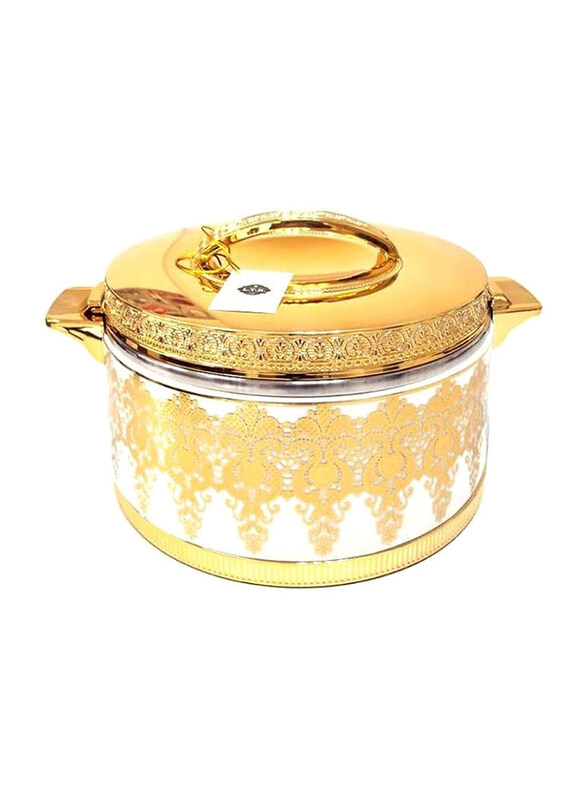 

LTR 5.5 Ltr Ceramics Hot Pot, HPC3-3, Gold/Silver