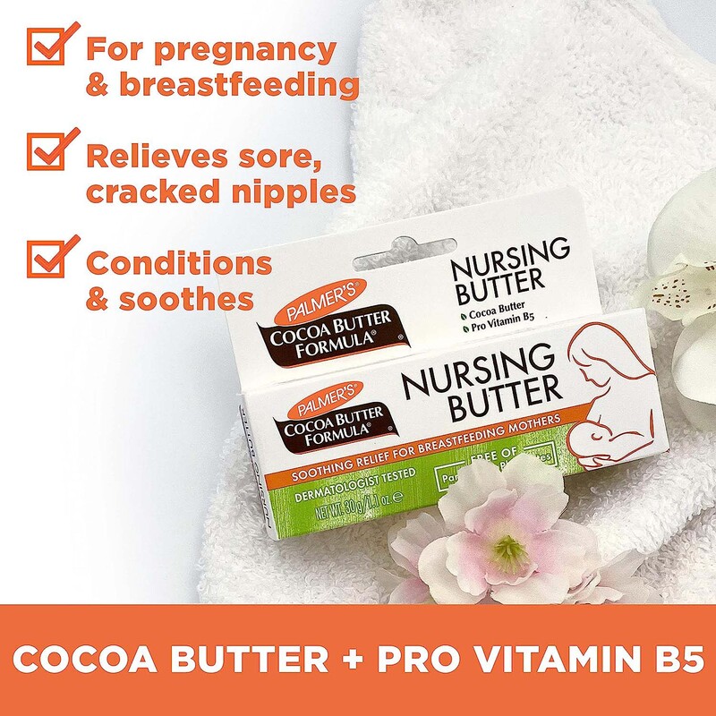 Palmer's Cocoa Butter with Pure & Pro Vitamin B5-Moisturizes Nursing Cream, 30gm