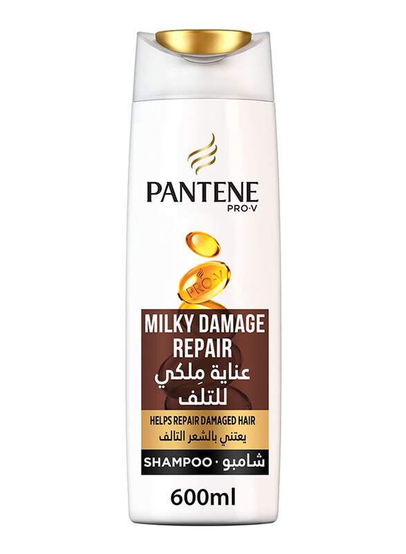 

Pantene Pro-V Milky Damage Repair Shampoo for Damaged Hair, 600ml