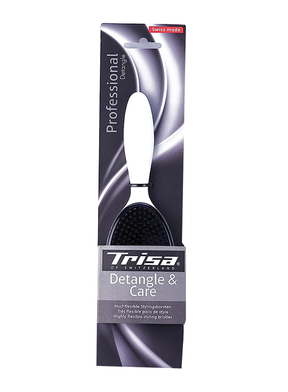Trisa Detangle Small Hair Brush with Handle for All Hair Types, 1 Piece
