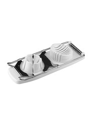 Tescoma Presto Stainless Steel and Plastic Egg Slicer, White/Silver