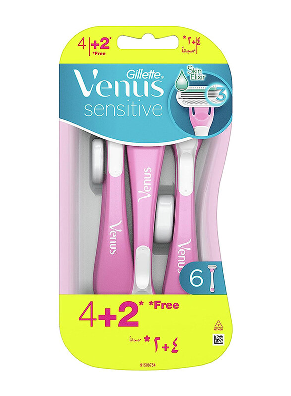 

Venus Gillette Sensitive Disposable Razor, 6 Pieces