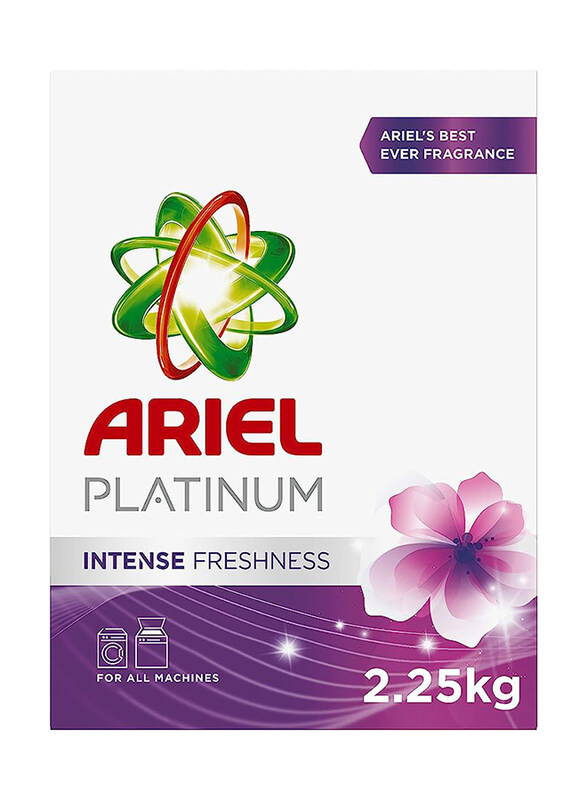 

Ariel Platinum Automatic Intense Freshness Laundry Powder Detergent, 2.25 Kg