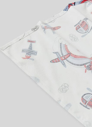 Aceir 3-Piece Printed Cotton Bedsheet Set, Queen, Multicolour