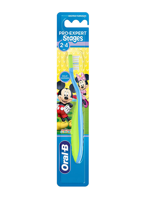 

Oral B Stages 2 Disney Mickey Mouse Toothbrush, 3014260278328, Multicolour, 1 Piece