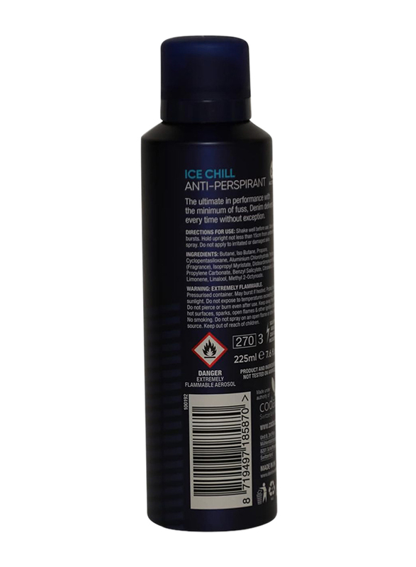 Denim Cool Fresh Anti-Perspirant Deodorant, 225 ml