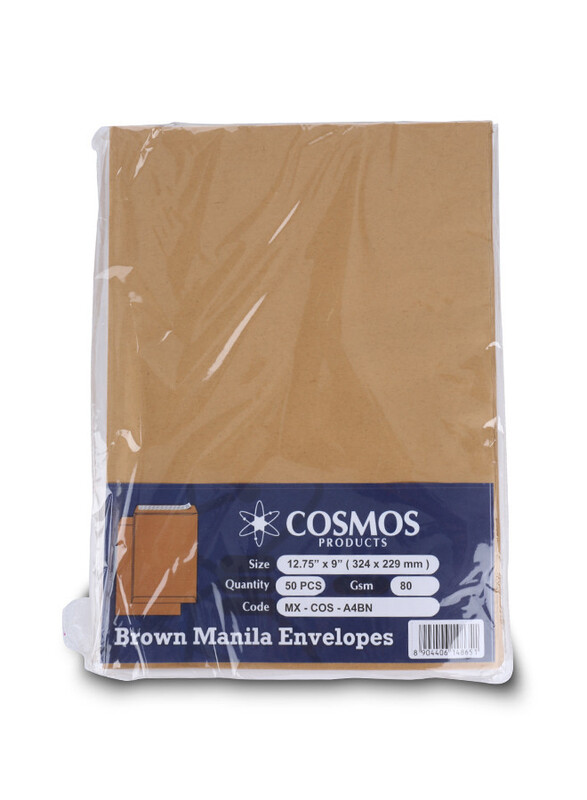 Rahalife Brown Manila Envelopes, 324 x 229mm Self Sealing Mailing Envelope for Posting Mailing Home & Office, 80GSM, A4 Plain, Pack of 50, Brown