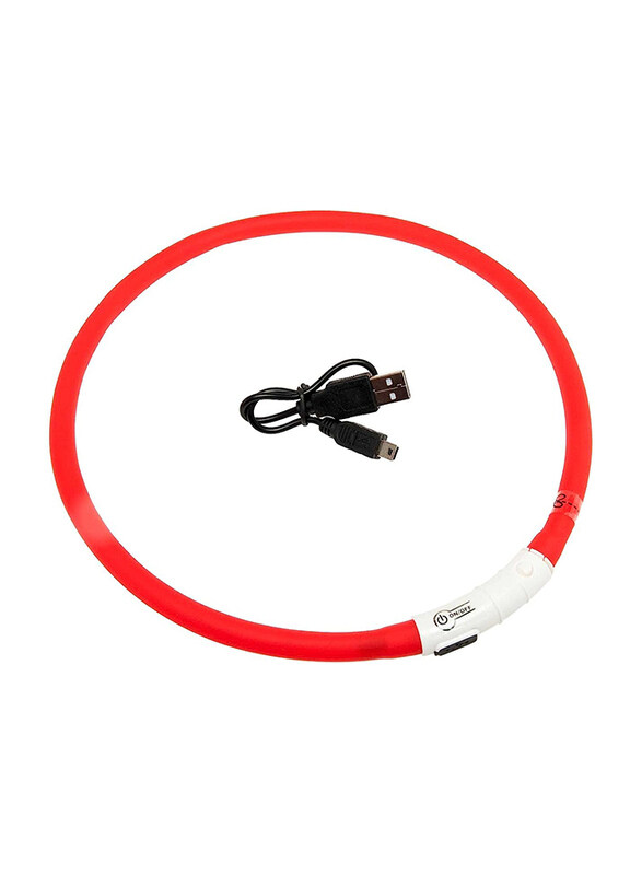 

Karlie Flamingo Visio Light LED Hose Collar, 70cm, Red