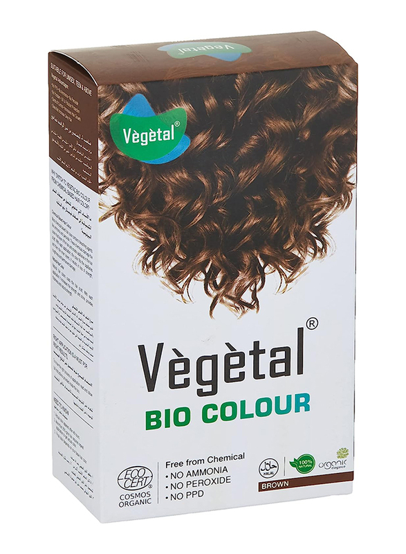 Vegetal Bio Permanent Hair Colour, 100g, Brown