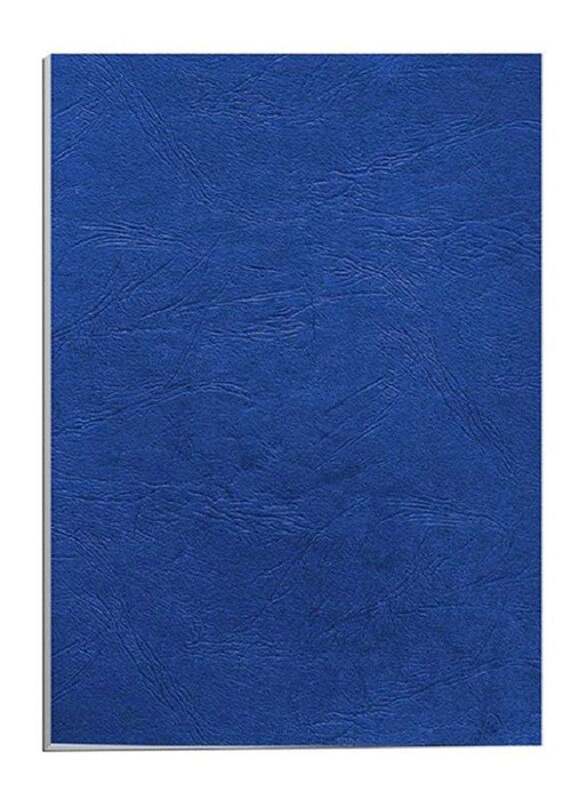 Deluxe 230GSM Embossed Binding Sheet, A4 Size, 1764101, Blue