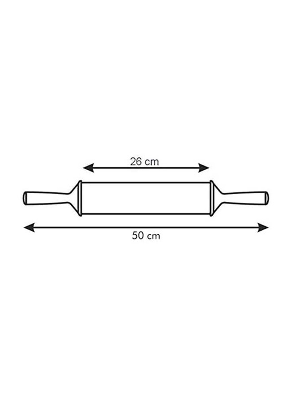 Tescoma Adjustable Rolling Pin, White