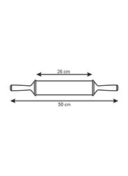 Tescoma Adjustable Rolling Pin, White