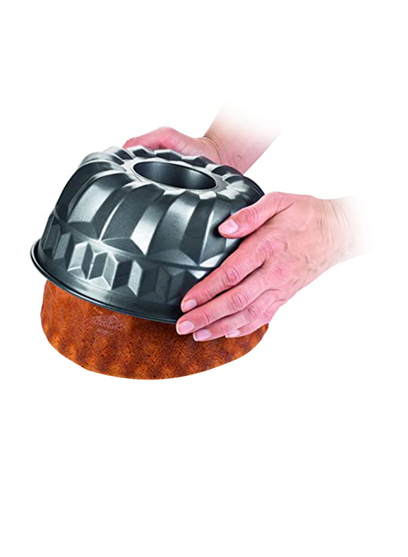 Tescoma 22cm Delicia Donut Cake Pan, 623142, 22.7x22x11.7 cm, Grey