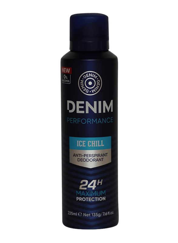 Denim Ice Chill Anti-Perspirant Deodorant, 225 ml