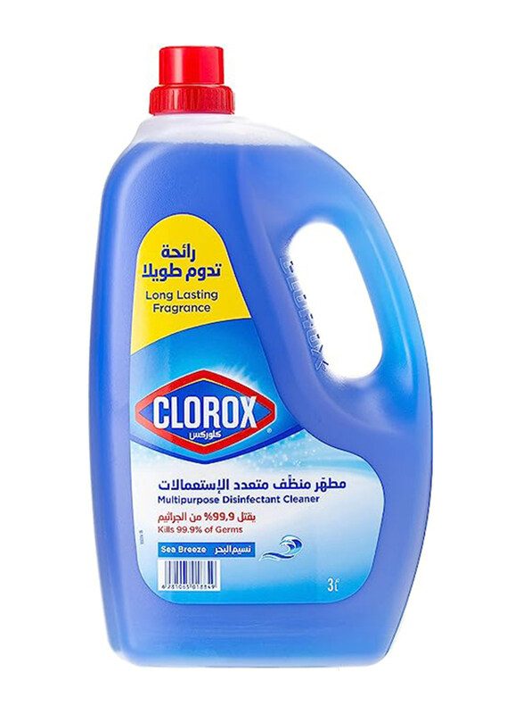 

Clorox Sea Breeze Multi-Purpose Disinfectant Floor Cleaner, 3 Litre