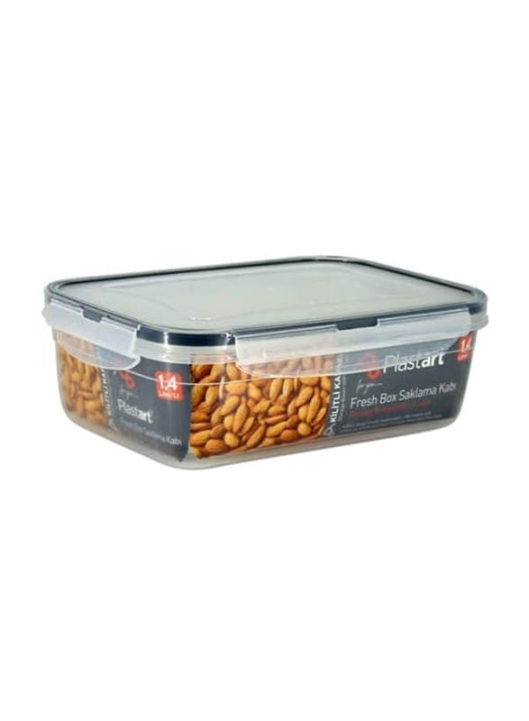 Rahalife Storage Box Fresh Box with Lid Container, 1400ml, Multicolour