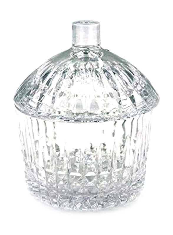 

Laopala 11cm Glass Candy Bowl with Cover, Clear