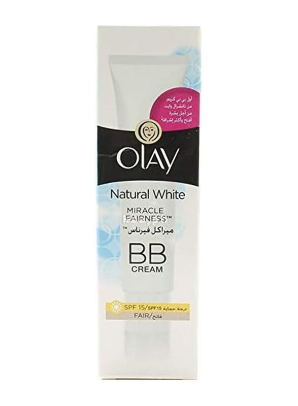 

Olay Natural White Miracle Fairness BB Cream with SPF 15, 50ml