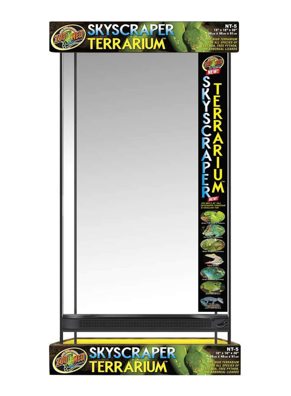 

Zoo Med Skyskraper Terrarium, 18 x 36 inch, 26459, Multicolour