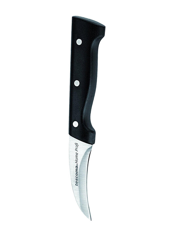 

Tescoma 7cm Home Profi Curved Knife, 880501, Black/Silver