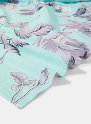 Aceir 3-Piece 180 TC Premium Collection Printed Cotton Bedsheet Set, 1 Bedsheet + 2 Pillow Cases, Queen, Sea Nymph