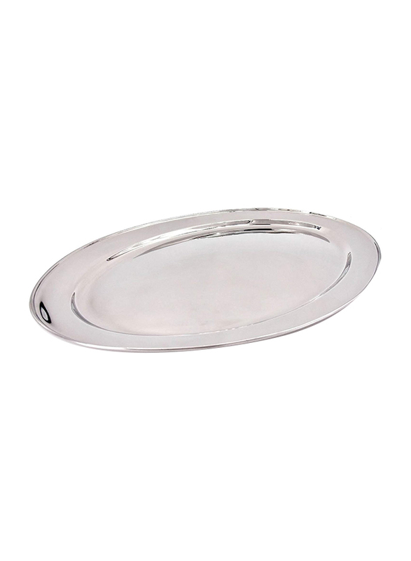 Venus 50cm Oval Platter, Ss 202/Op-0756, Silver