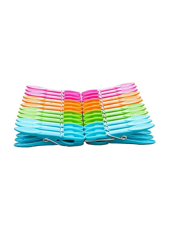 

Rahalife 24-Pieces 7cm Plastic Clothes Peg Set, Multicolour
